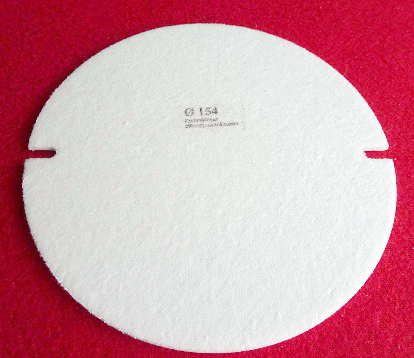 Marzellin Ersatzteil Ofenrohr-Reinigungsdeckel-Dichtungen 2-Loch Ø 154 mm