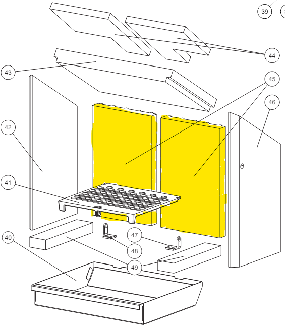 Rika Ersatzteil Innenauskleidung hinten Lavita Z37340