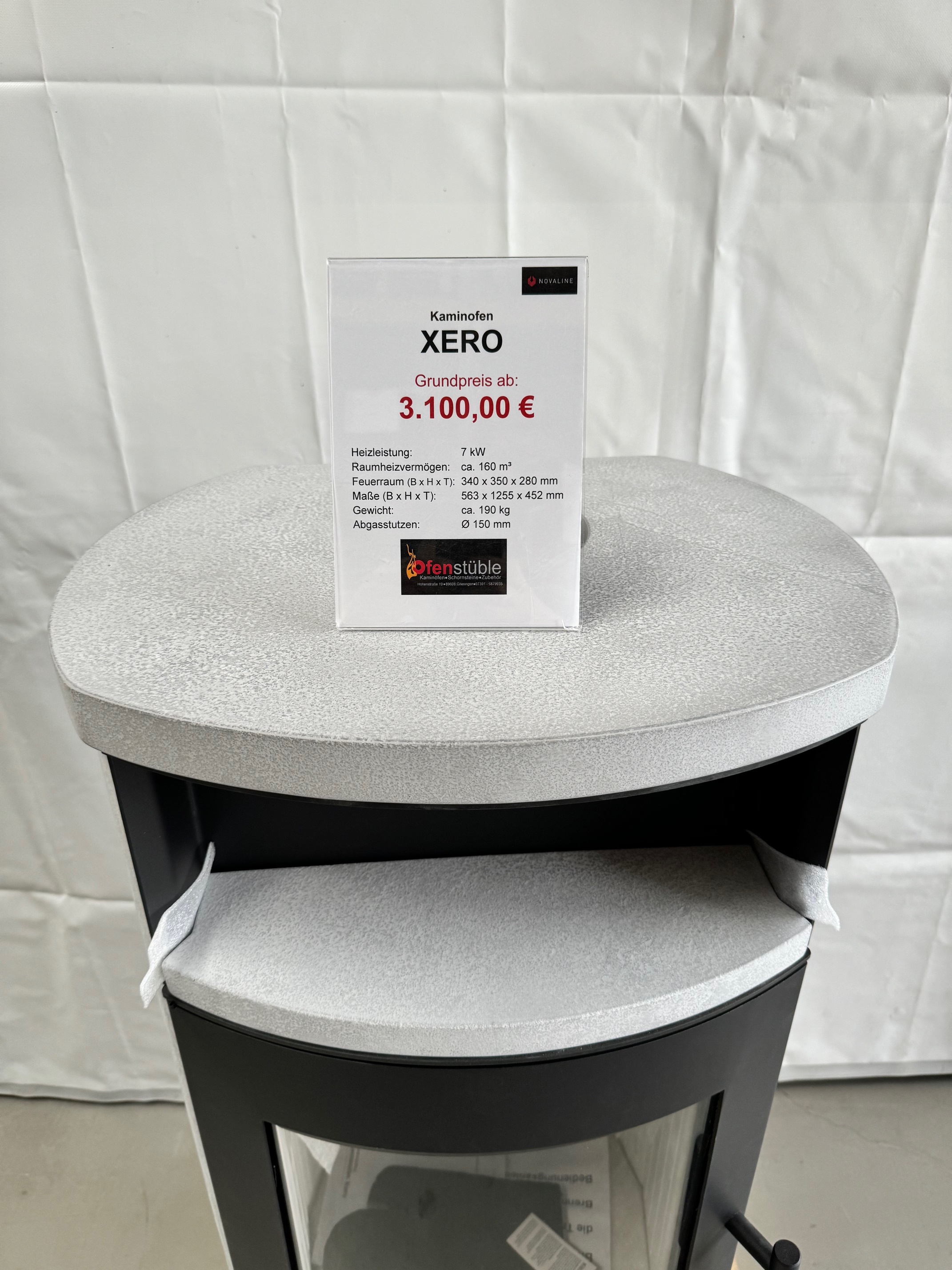 Novaline Kaminofen Xero - Ausstellungsstück