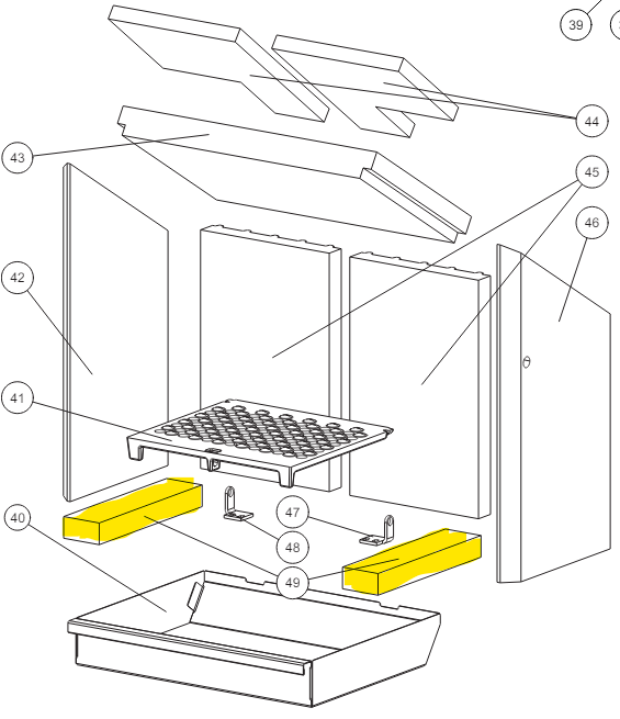 Rika Ersatzteil  Bodenschamott Lavita Z37341