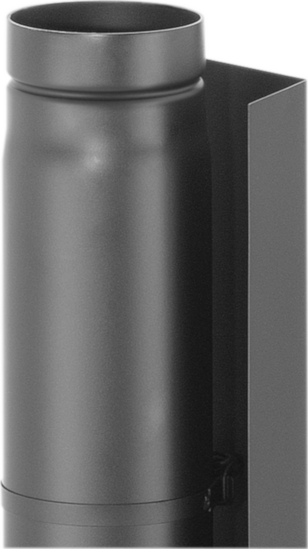 Hagos Möck Strahlungsschutzblech mit Klemmband für Rohre L: 1000 mm; Ø 80 mm; gussgrau